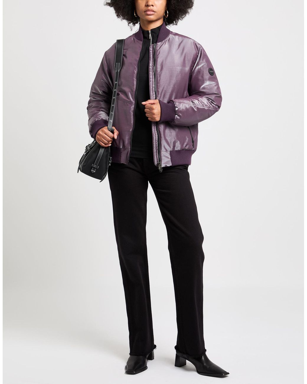 Colmar Purple Puffer Polyamide, Polyester