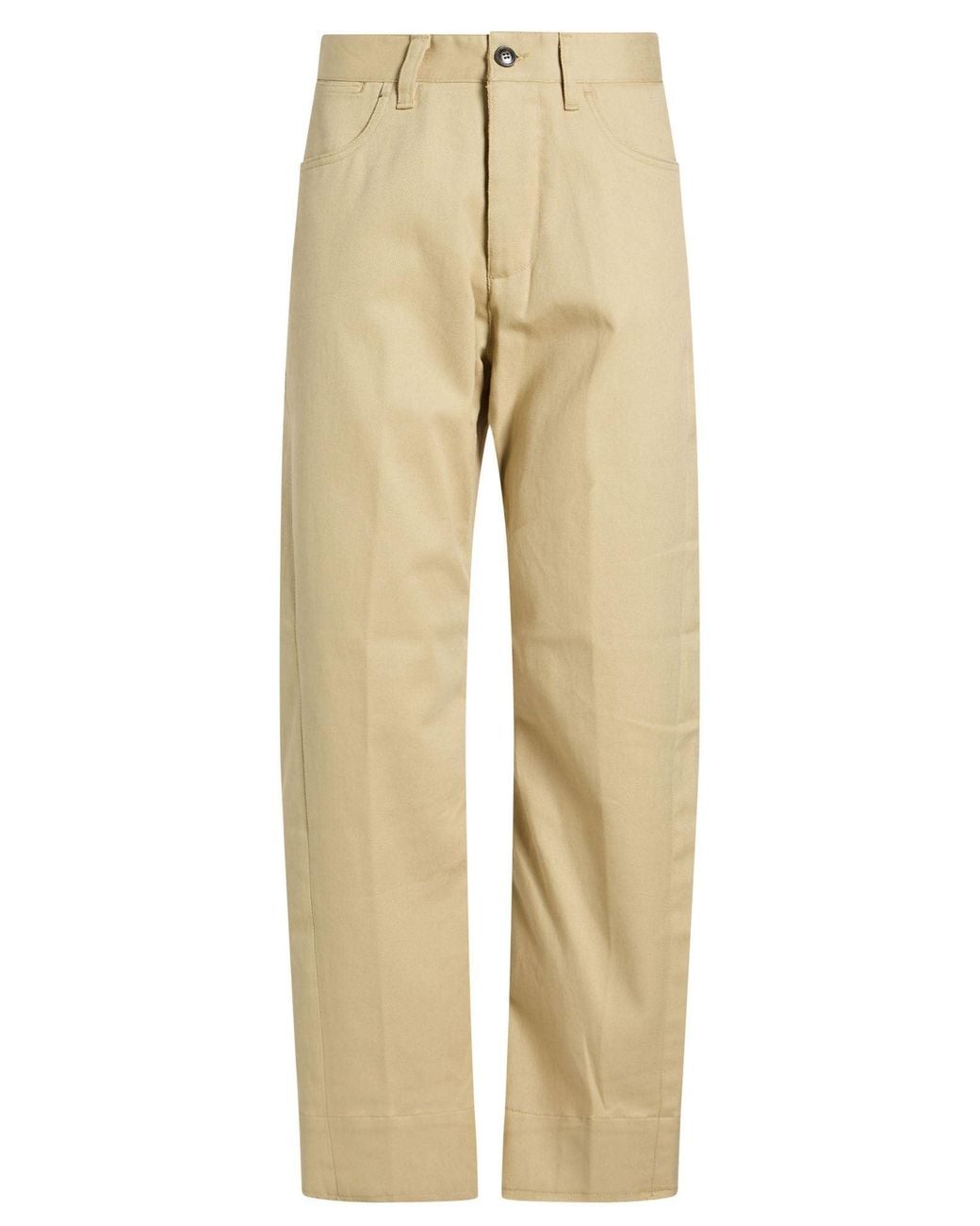 White Sand Natural Pants Cotton, Elastane