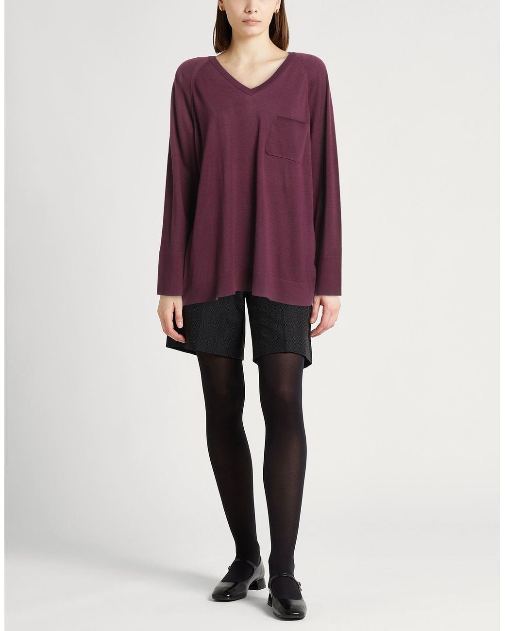 Pullover Malo de color Purple