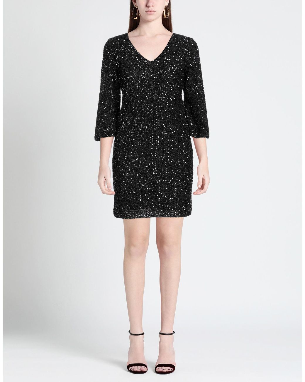 Caractere Black Mini Dress