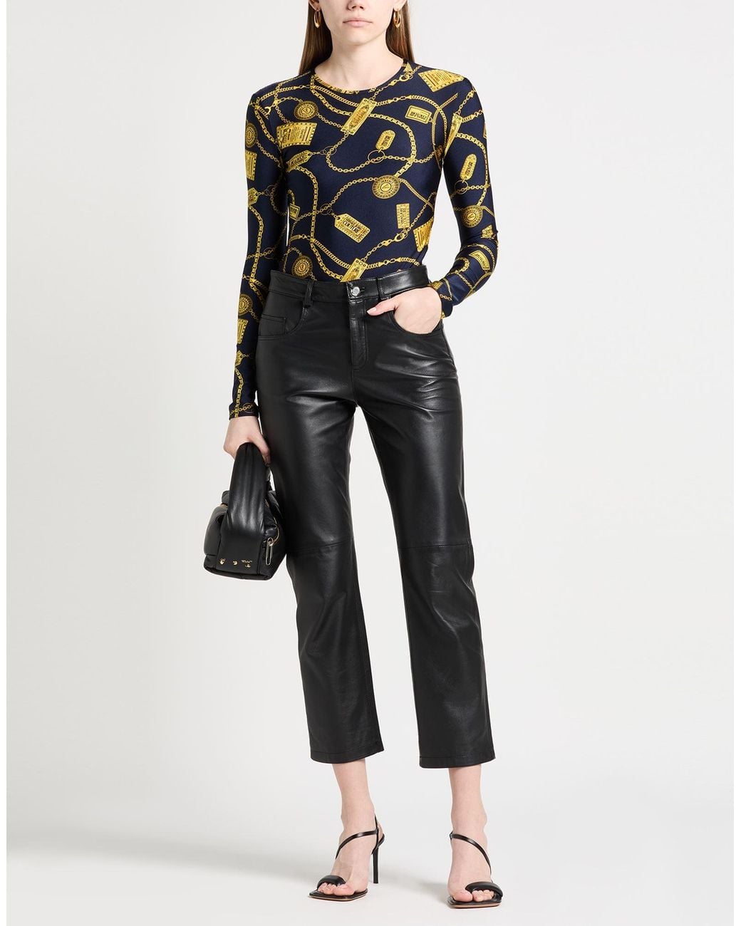 Versace Jeans Couture Black Bodysuit