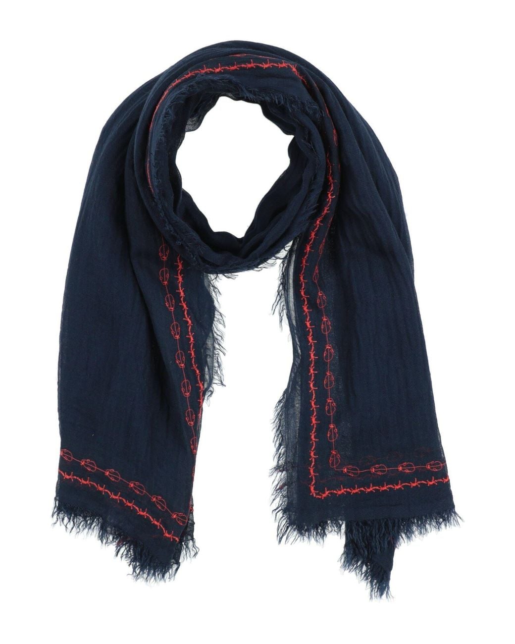Faliero Sarti Blue Scarf Modal, Cashmere