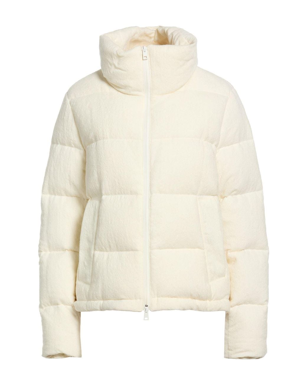 Paltò Natural Puffer Virgin Wool