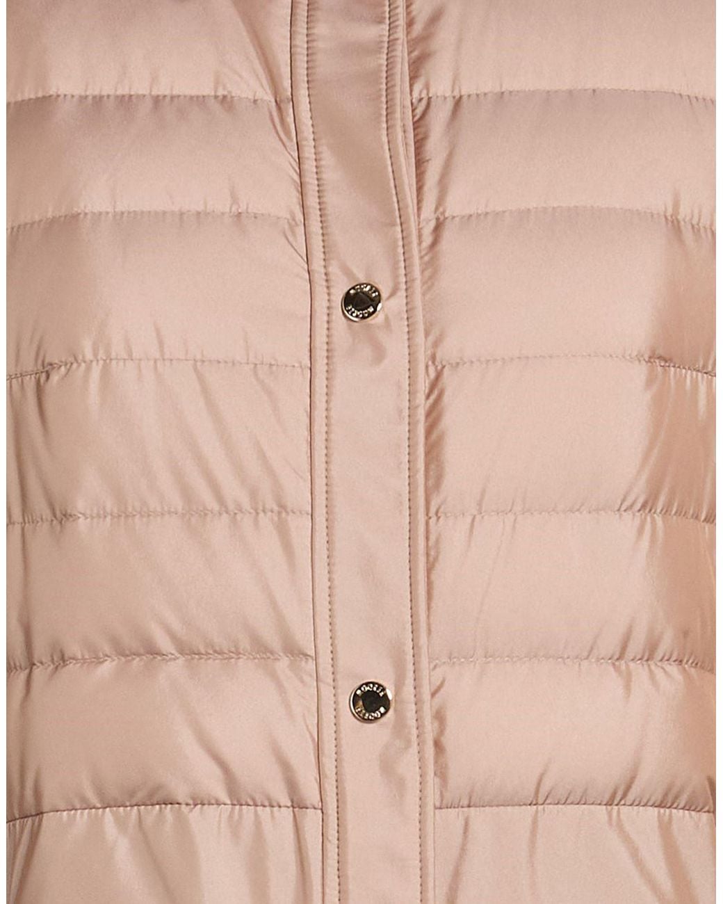 Moorer Natural Blush Puffer Polyester, Polyamide