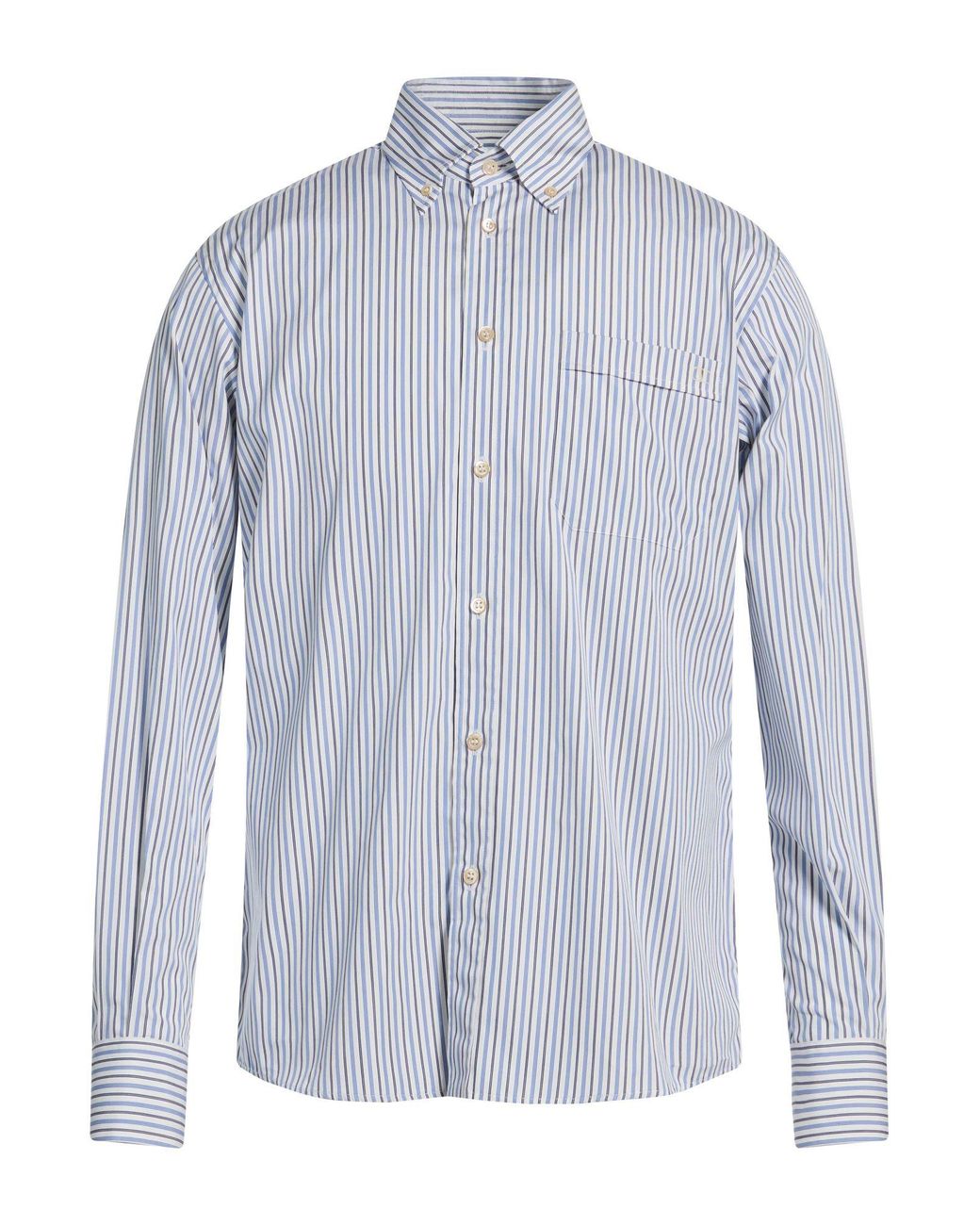 Valentino Garavani Blue Azure Shirt Cotton for men