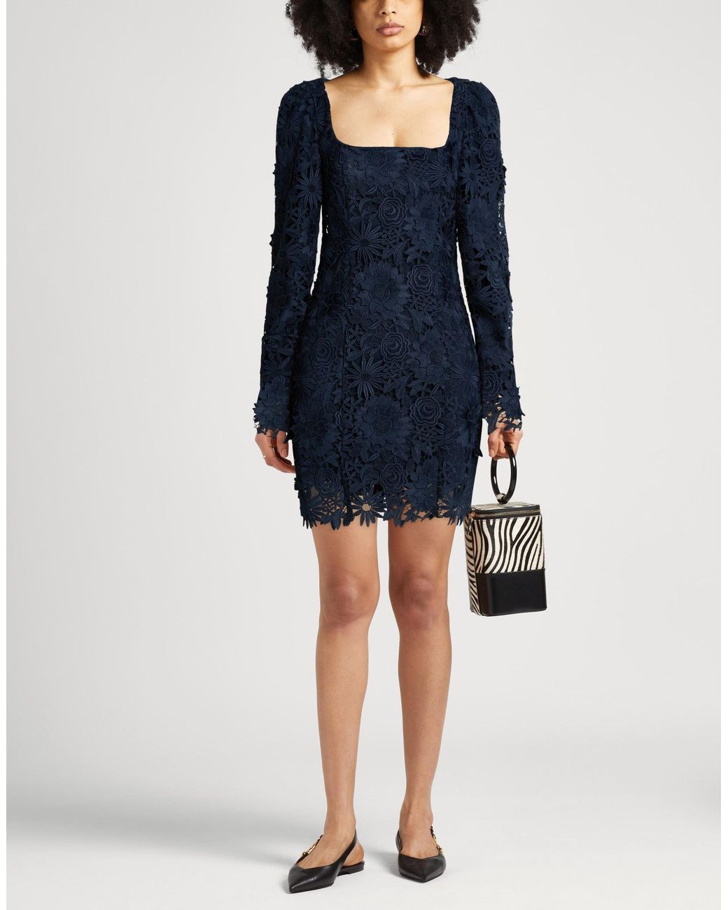ROTATE BIRGER CHRISTENSEN Blue Mini Dress