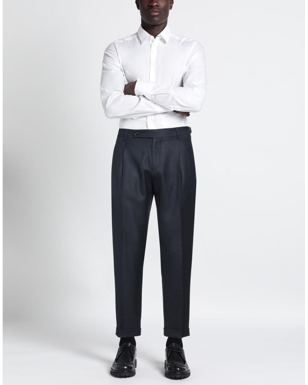 Berwich Blue Pants for men