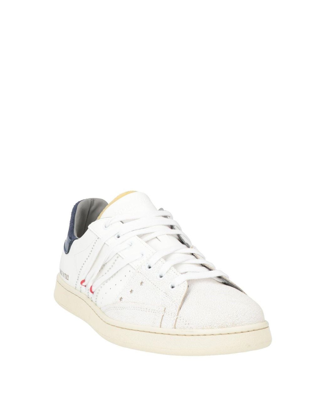 HIDNANDER White Sneakers Leather for men