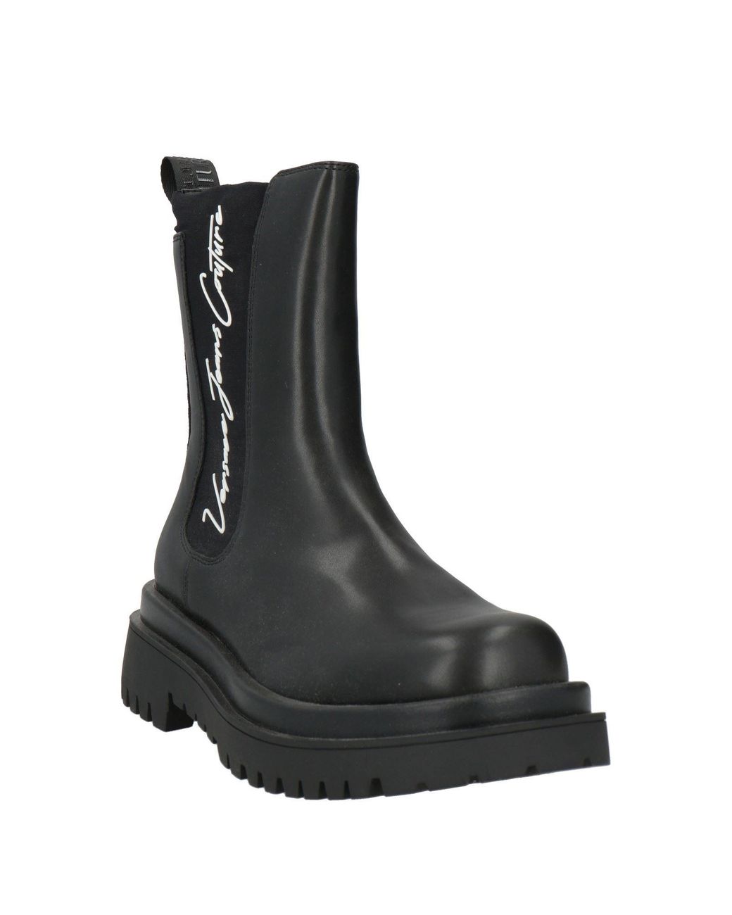 Versace Jeans Couture Black Ankle Boots