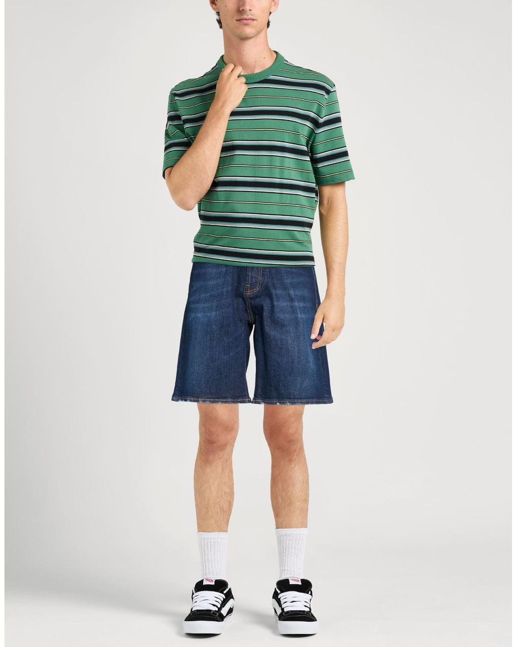 Liu Jo Blue Denim Shorts for men