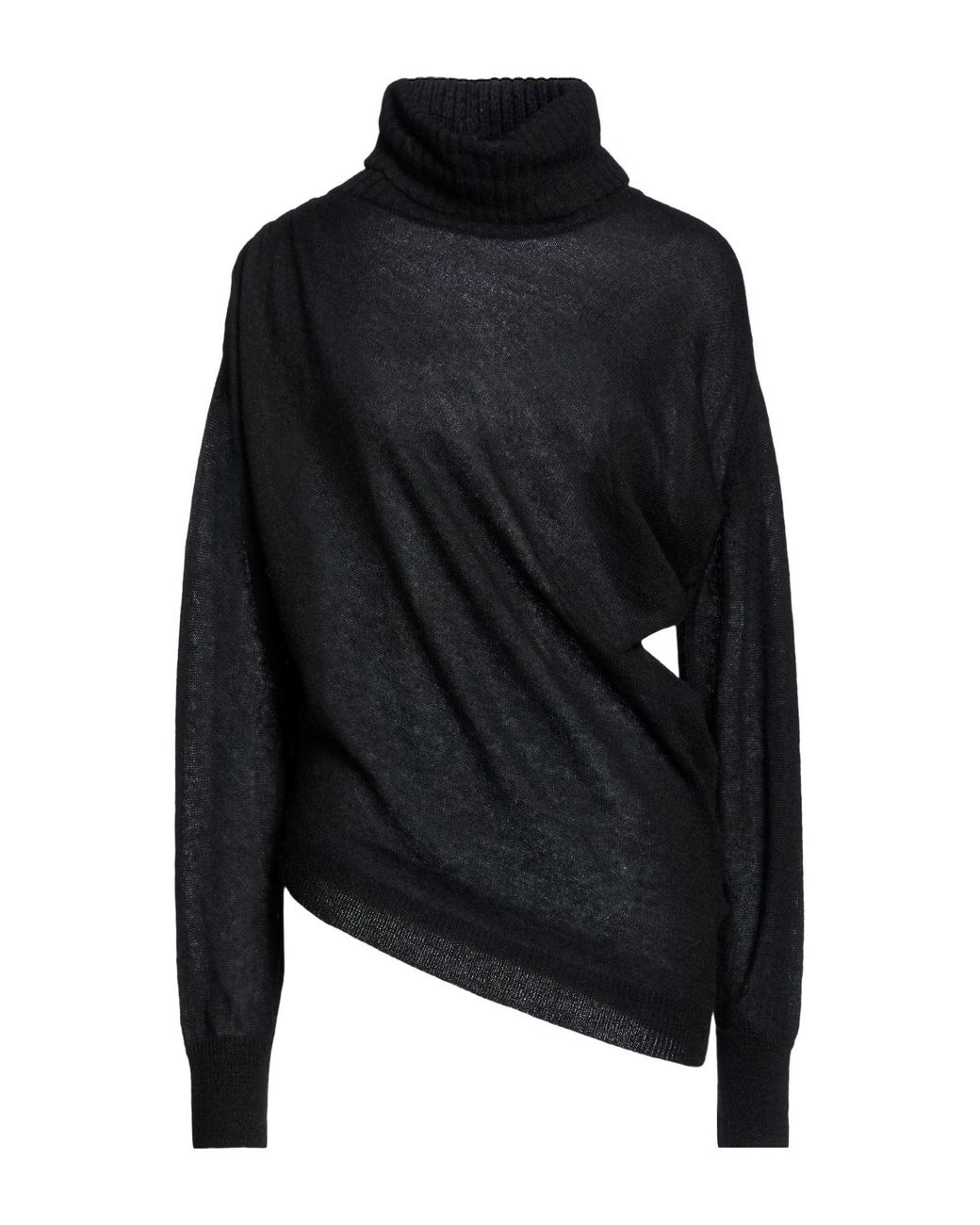 Col Roulé High en coloris Black