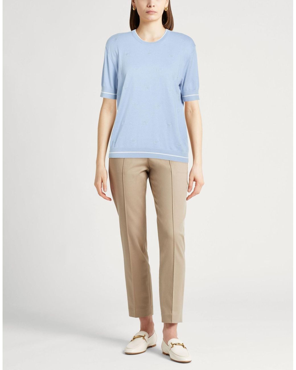 Emporio Armani Blue Sweaters