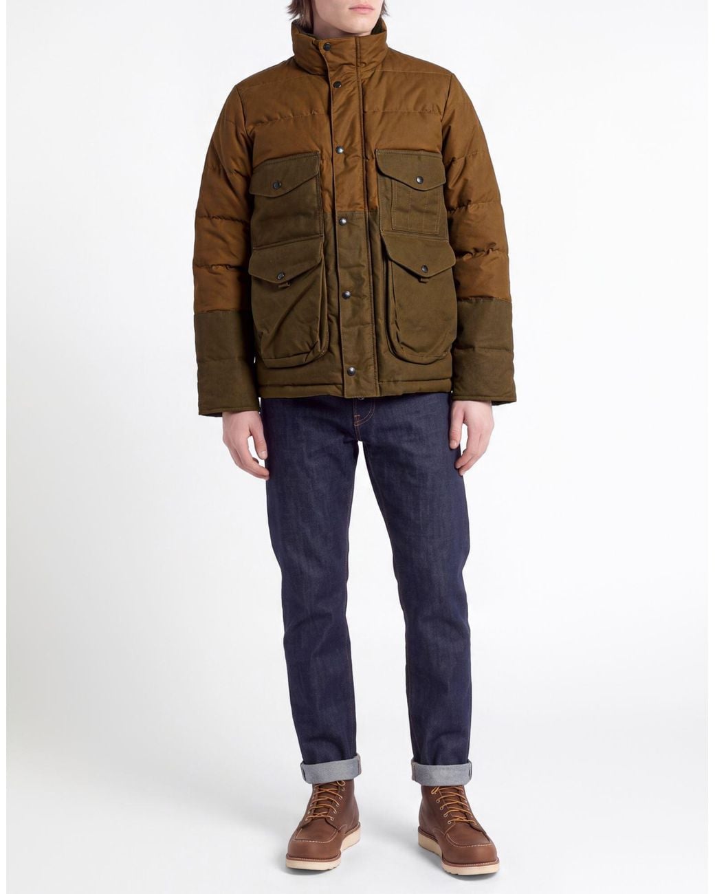 Filson Brown Jacket Cotton for men