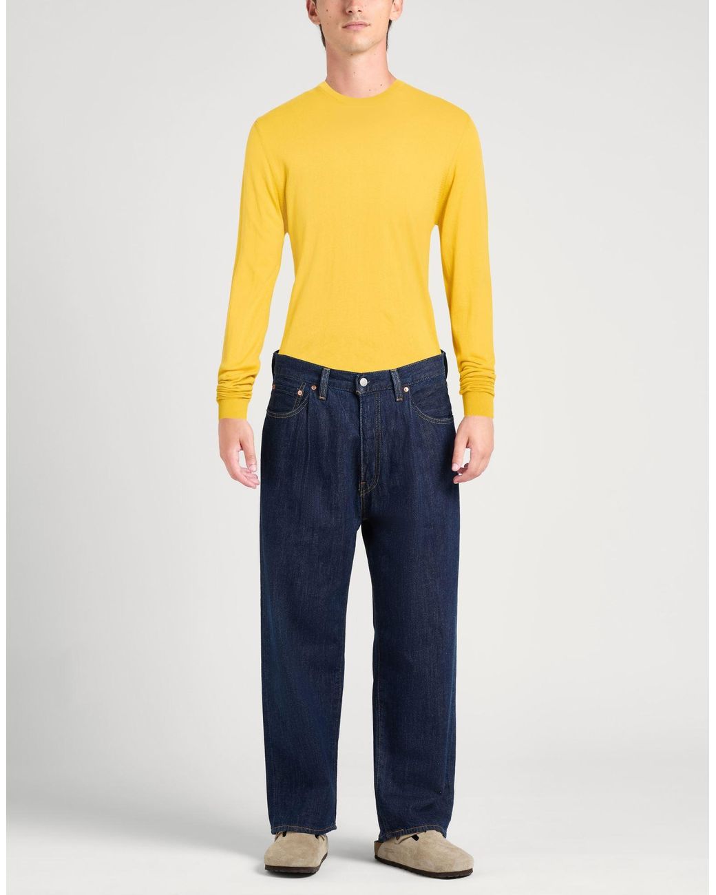 Pullover Alpha Studio de hombre de color Yellow