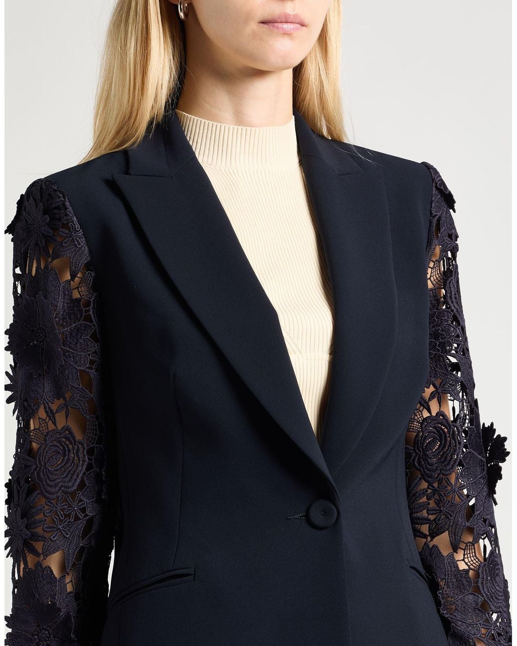 Clips Blue Blazer Polyester, Elastane