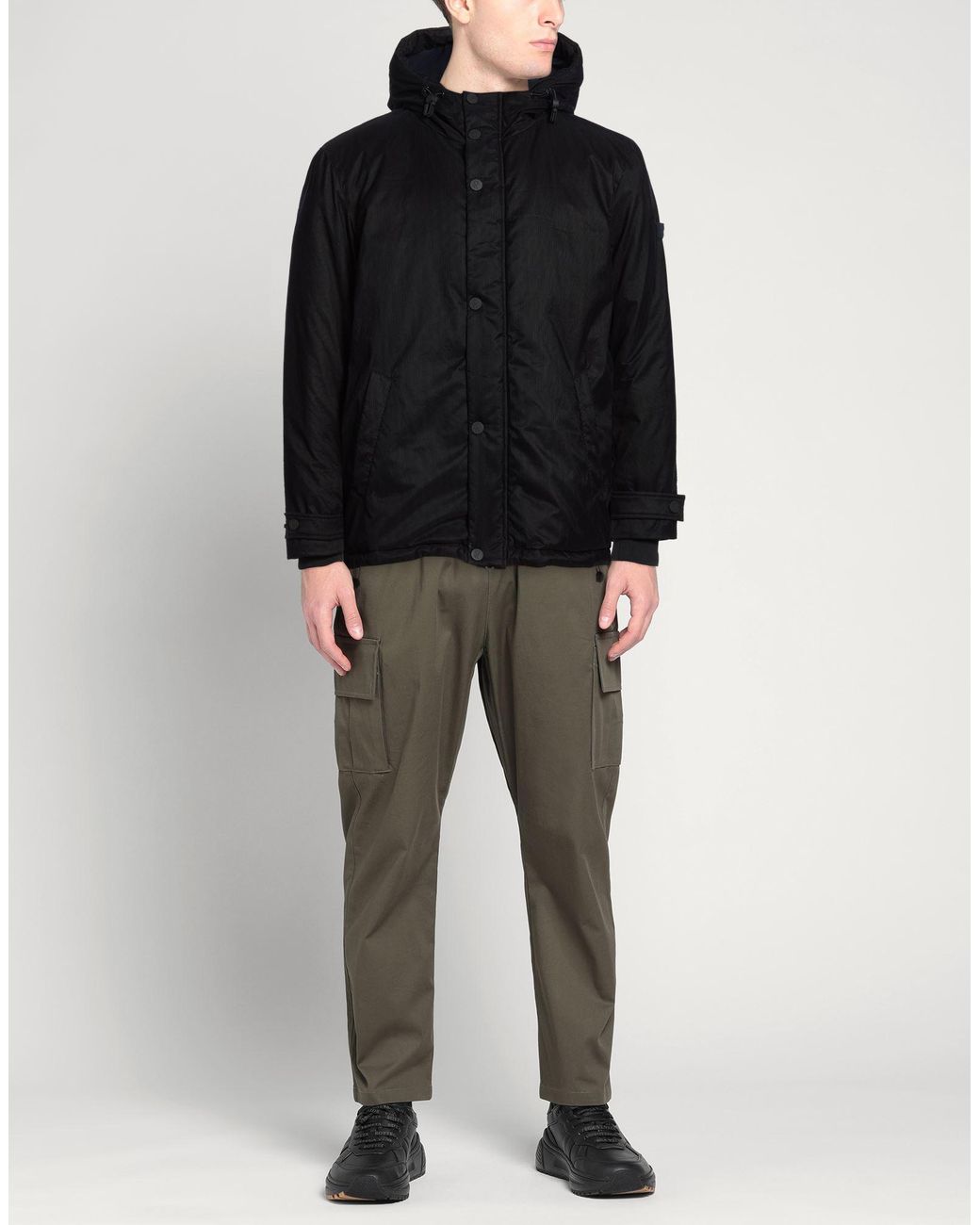 rihunik Black Jacket for men
