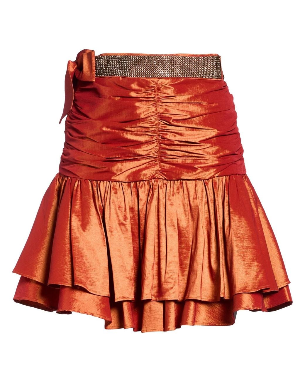 W Les Femmes By Babylon Red Mini Skirts