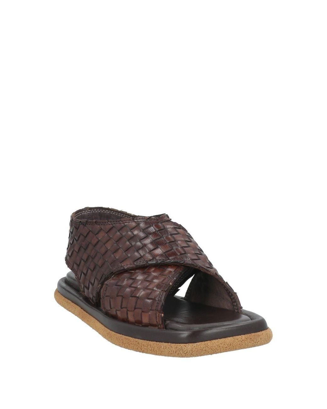 Moma Brown Sandals Leather