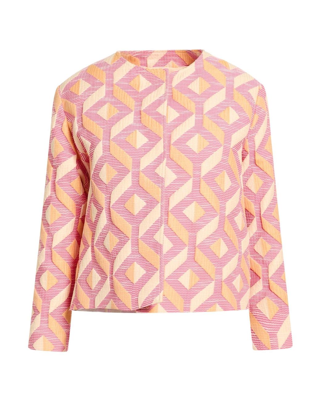 Niu Pink Jacket Polyester, Cotton, Polyamide
