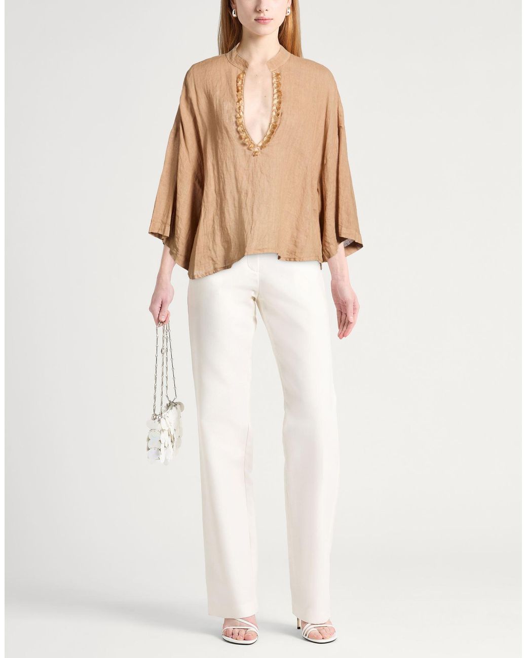 Top Akep de color Natural