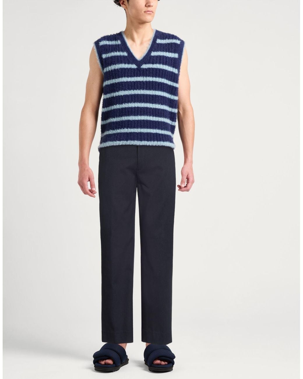 Bode Blue Trouser for men