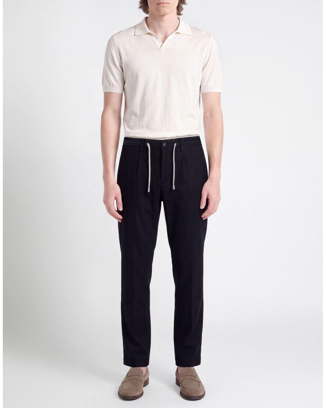 Eleventy Blue Midnight Pants Wool, Cashmere, Elastane for men
