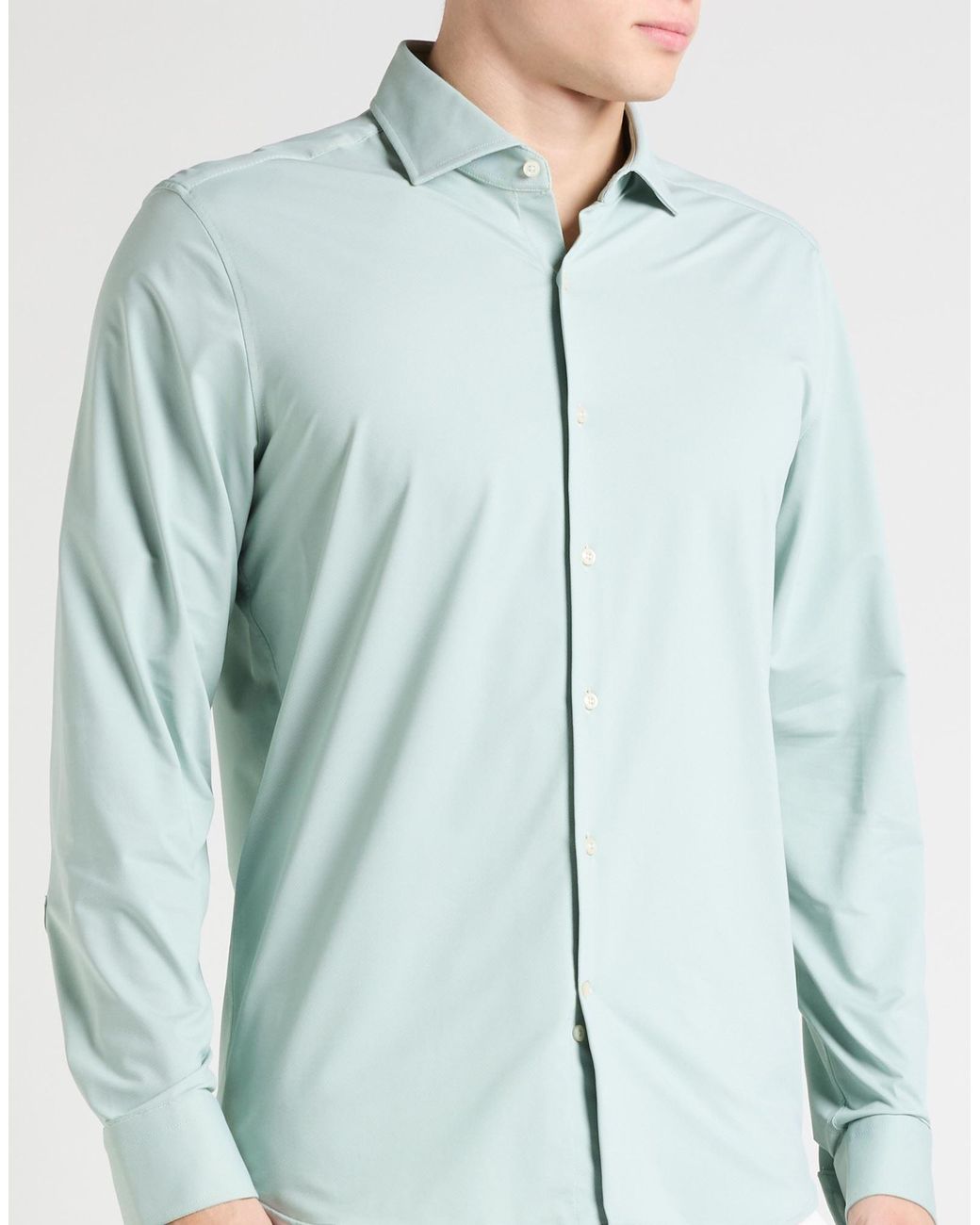 Ghirardelli Blue Next Light Shirt Polyamide, Elastane for men