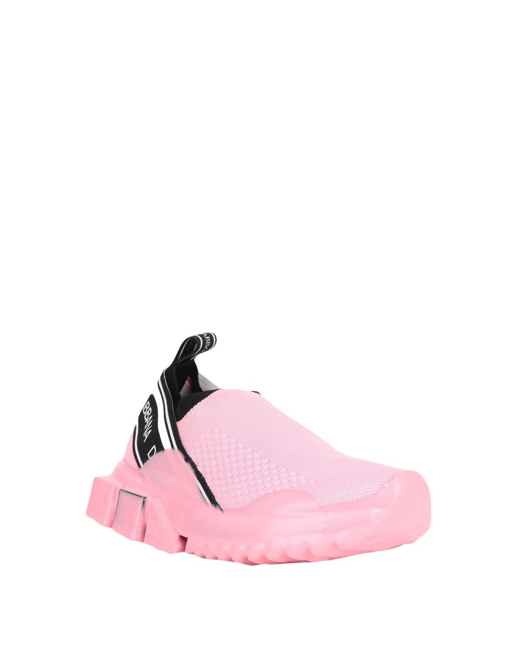 Dolce & Gabbana Pink Sorrento Low-Top Sneakers