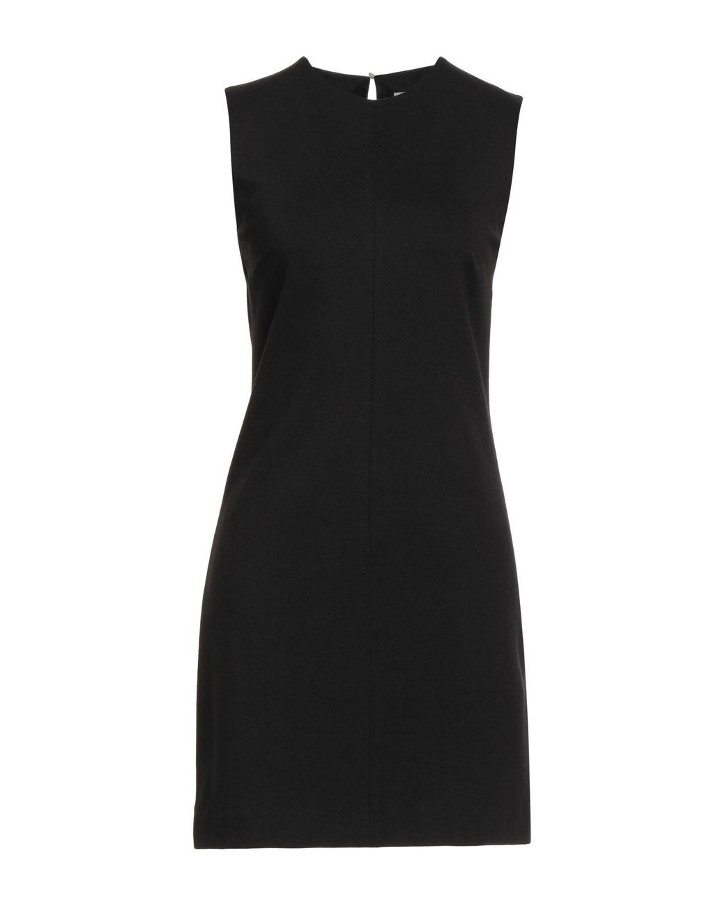 Ottod'Ame Black Mini Dress Viscose, Nylon, Elastane