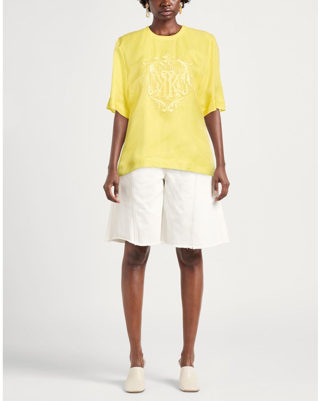 Top Koche en coloris Yellow