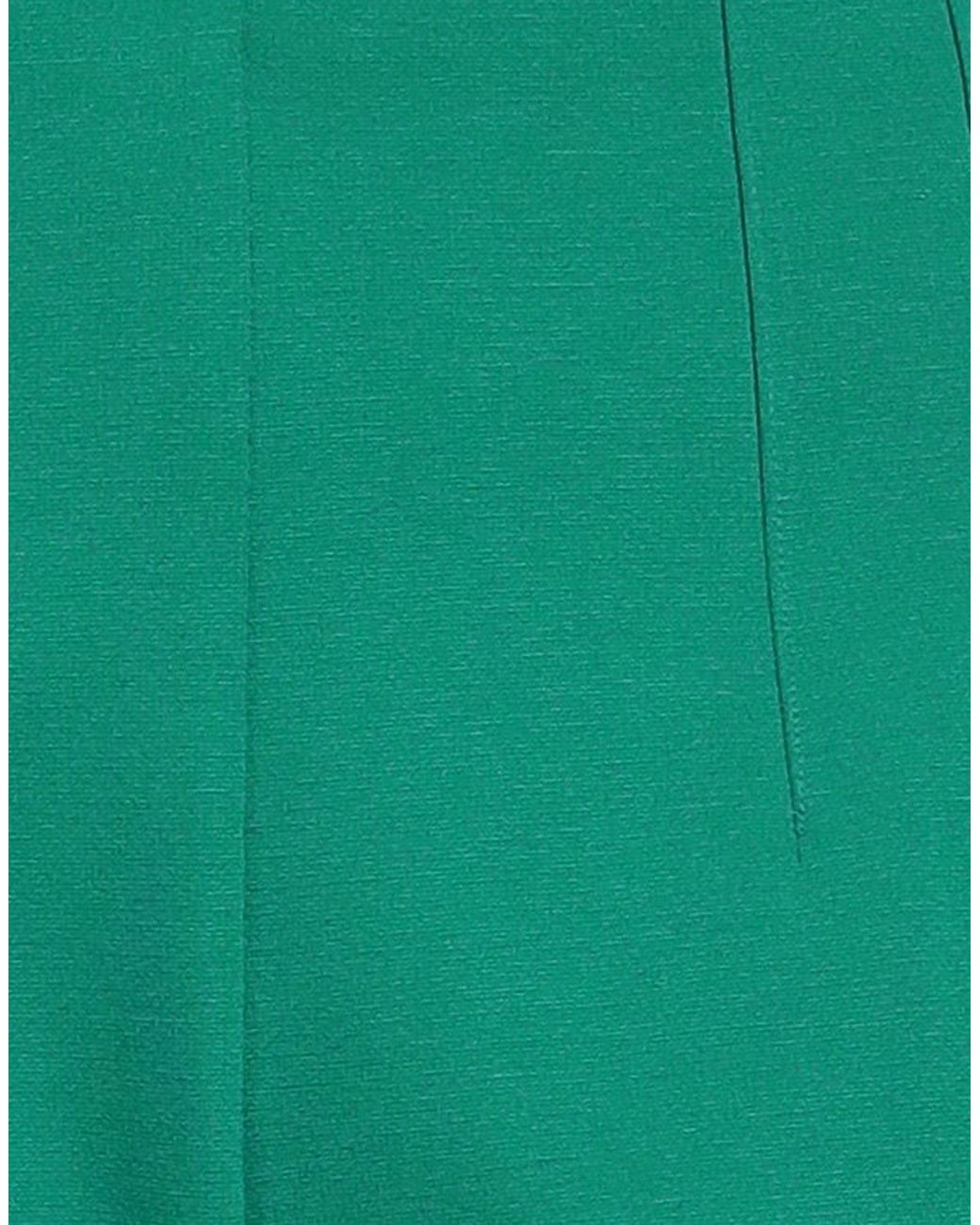 MEIMEIJ Green Emerald Pants Viscose, Polyamide, Elastane, Acetate