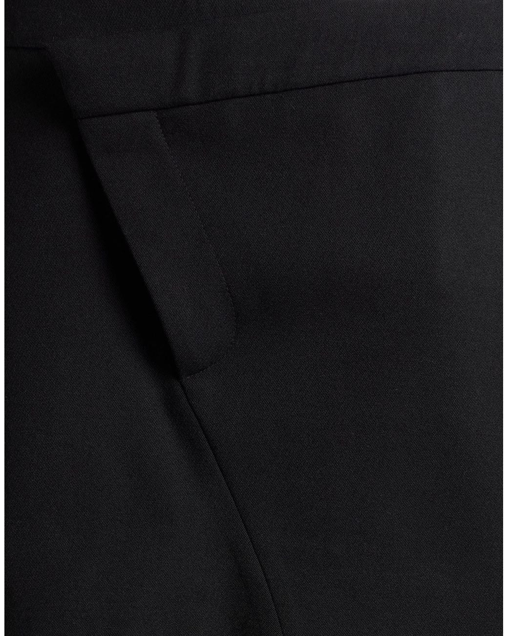 McQueen Black Midi Skirt Wool