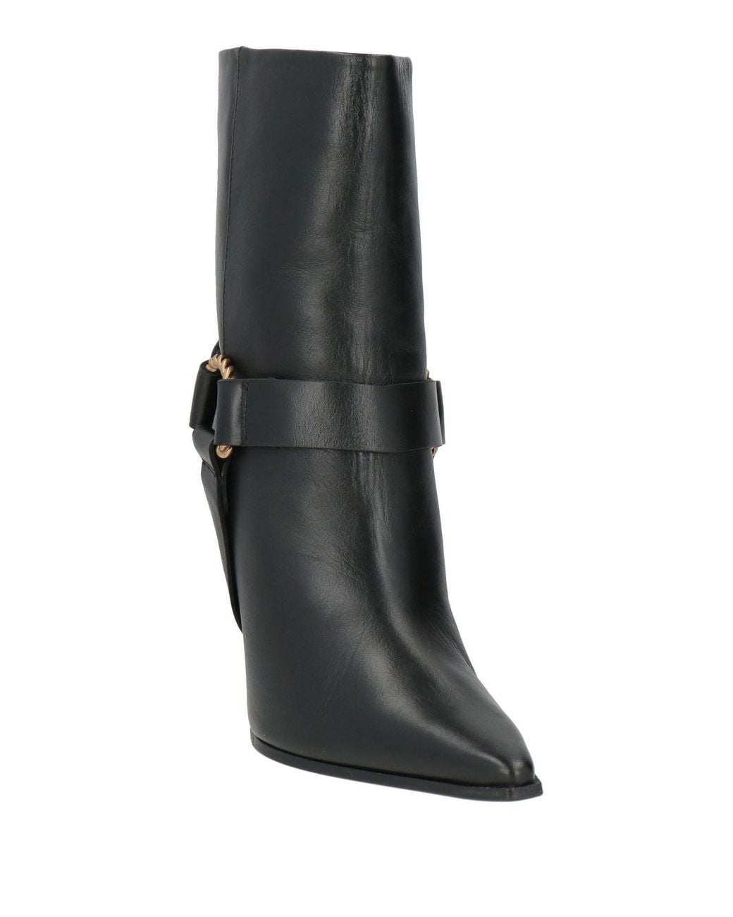 Roberto Festa Black Ankle Boots Leather