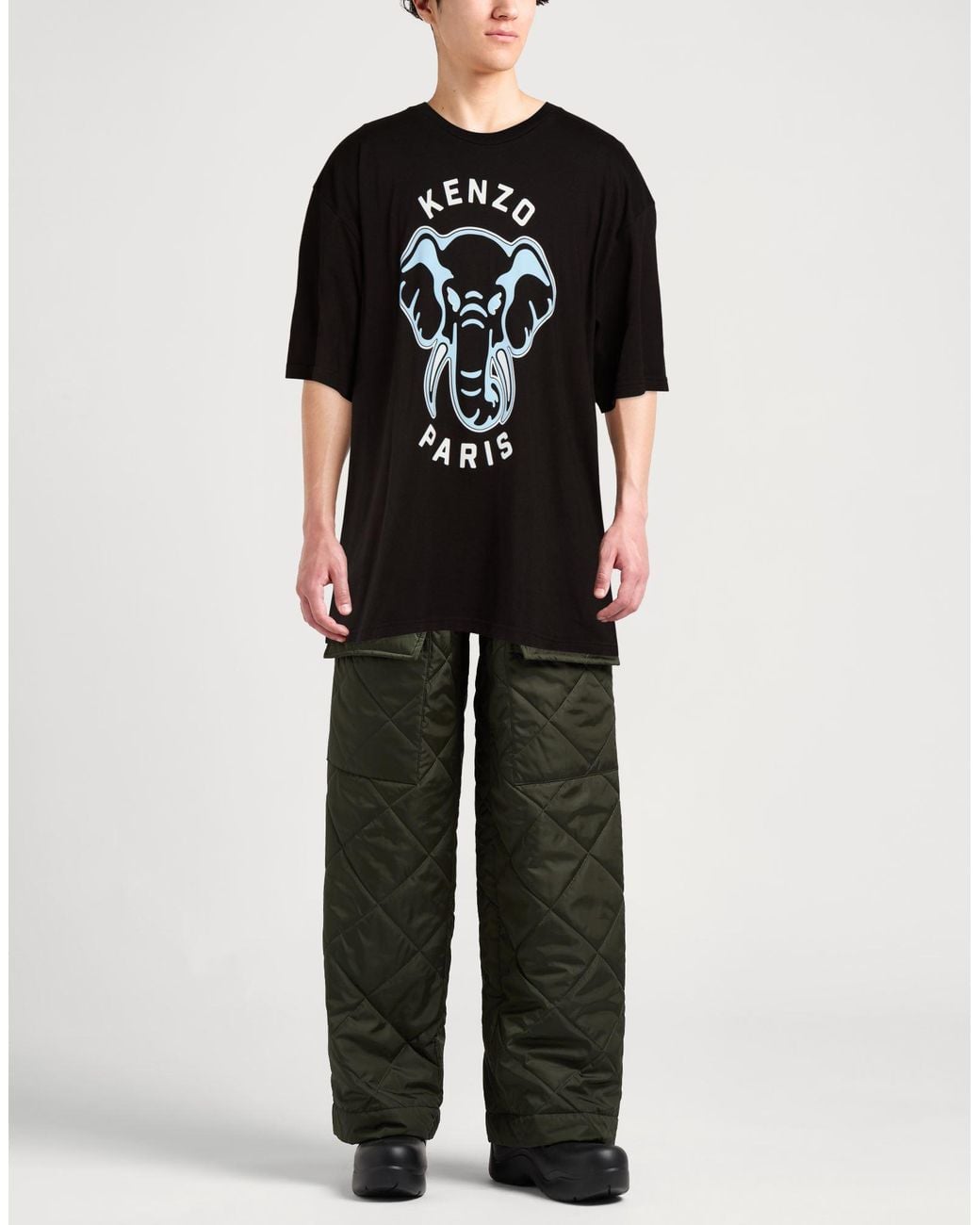KENZO Black T-Shirt Cotton for men