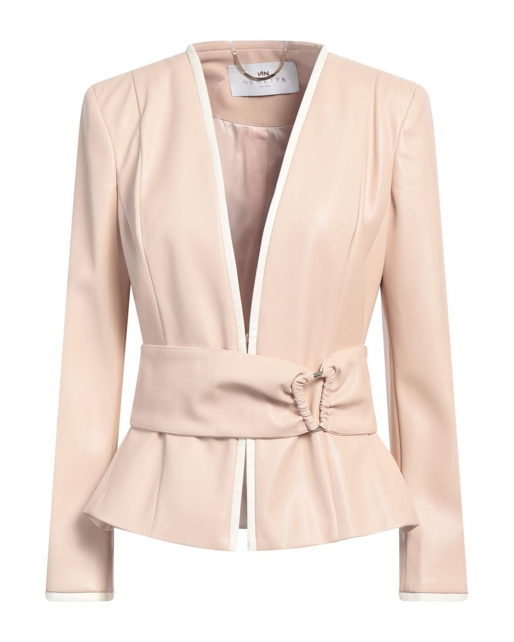 Nenette Pink Jacket Polyester, Polyurethane