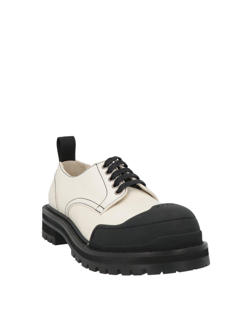 Marni White Lace-Up Shoes