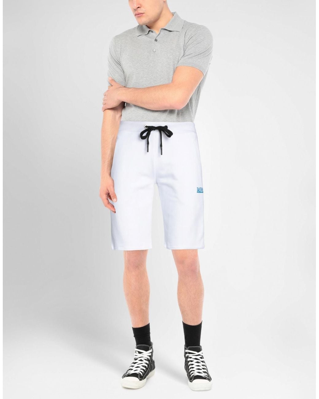 Takeshy Kurosawa White Shorts & Bermuda Shorts for men