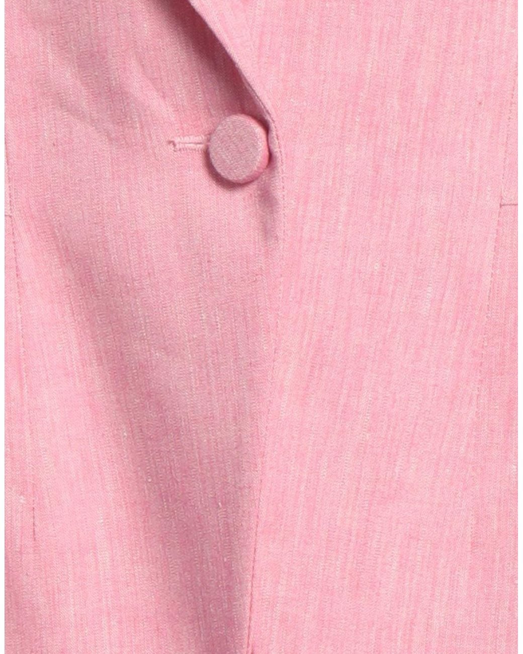 Ballantyne Pink Blazer Linen, Cotton, Elastane