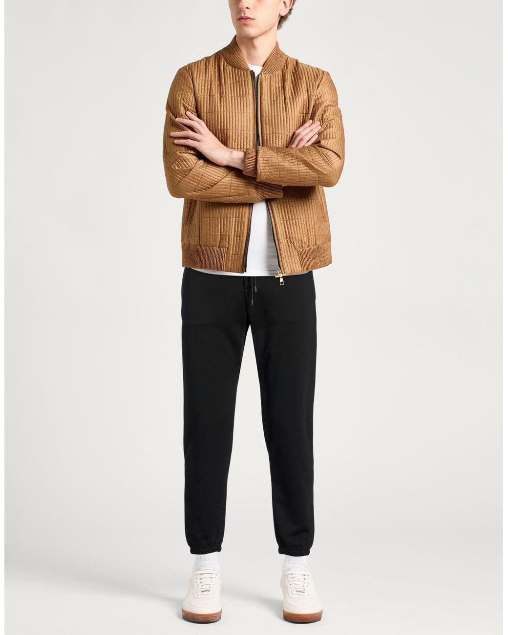 Emporio Armani Black Pants Cotton for men