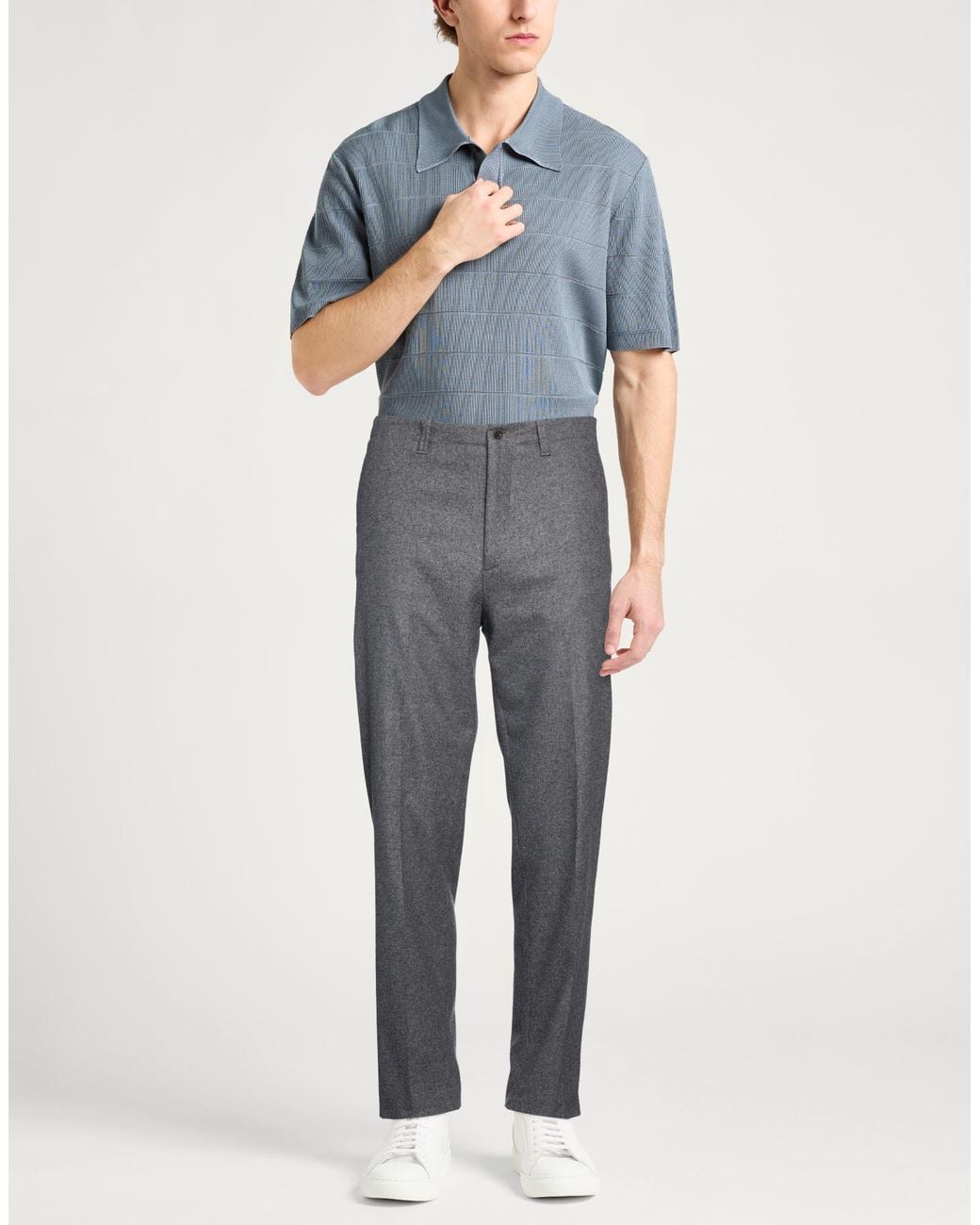 Boglioli Gray Trouser for men