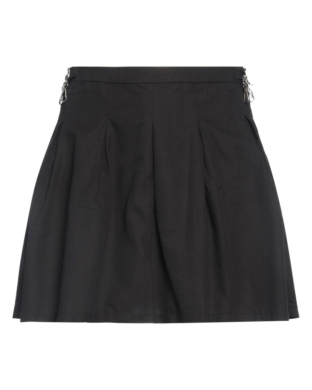 Our Legacy Black Mini Skirt Cotton, Cupro