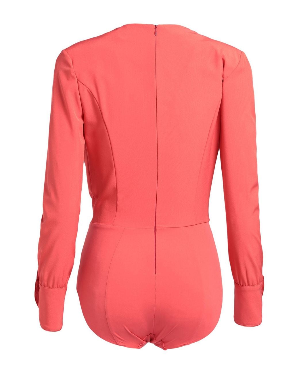 Elisabetta Franchi Red Bodysuit Polyester, Elastane