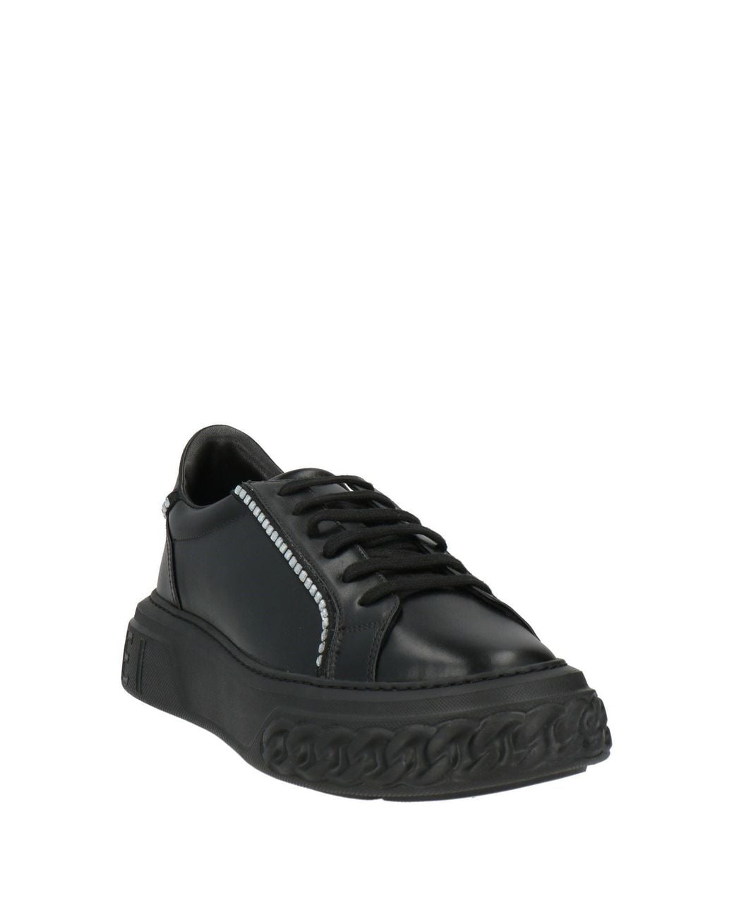 Casadei Black Sneakers Leather