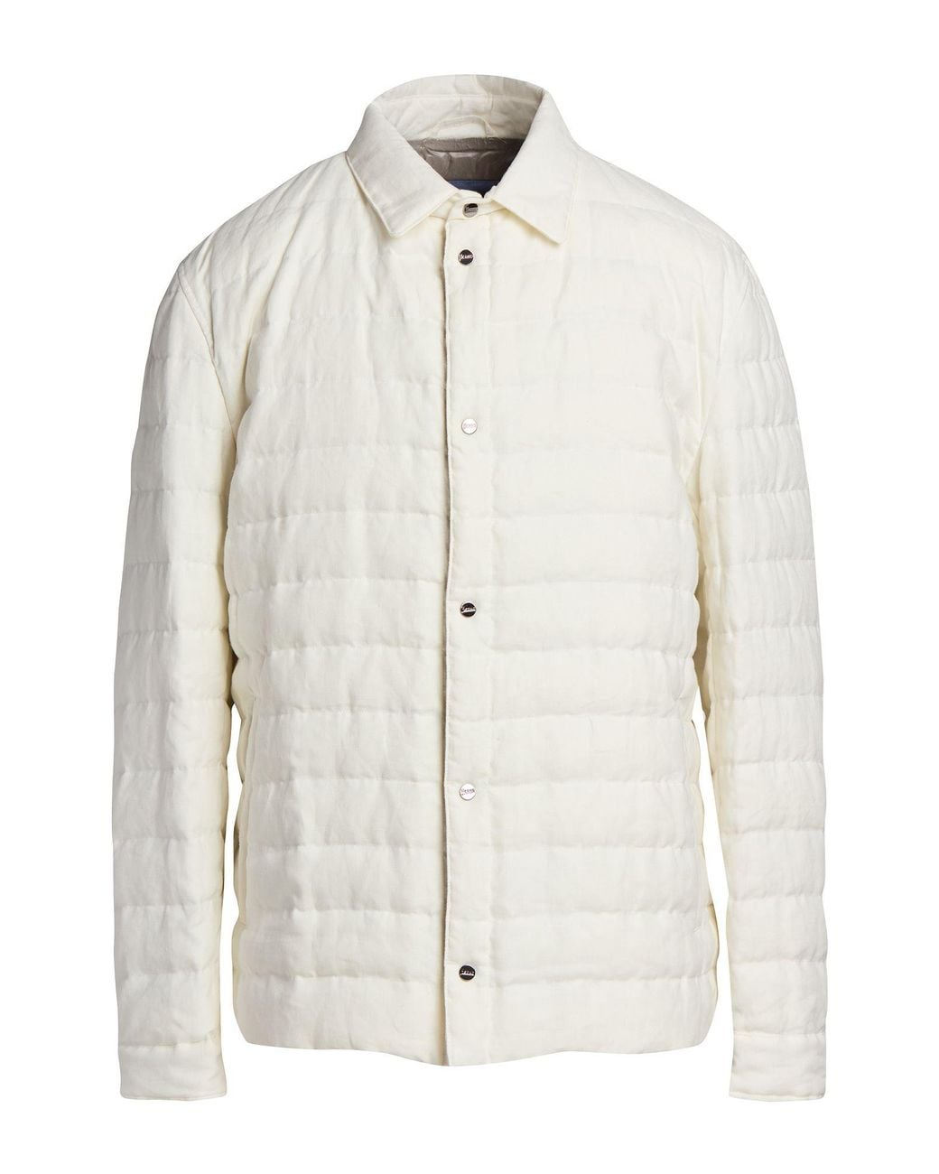 Herno White Puffer Linen for men