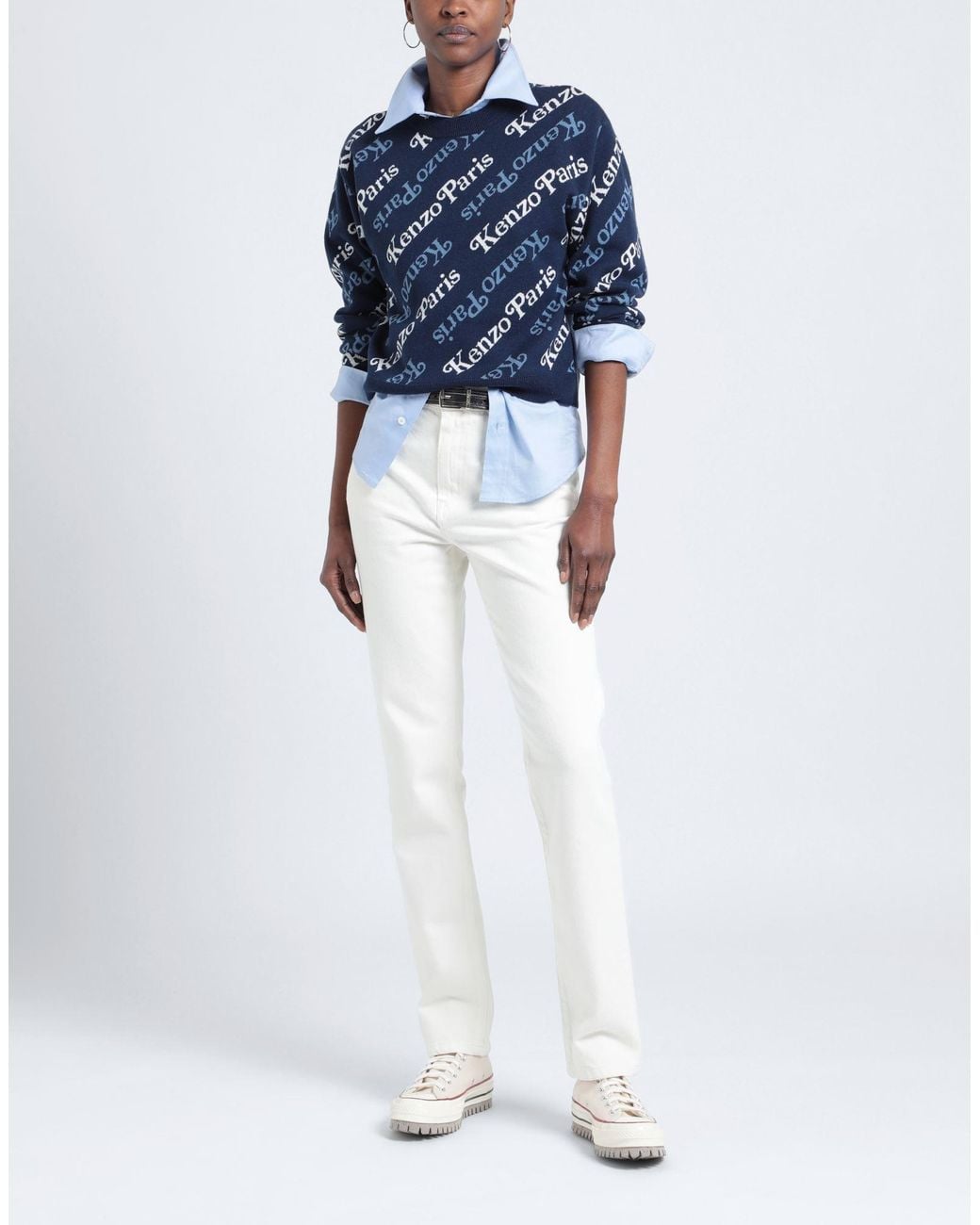 KENZO White Jeans