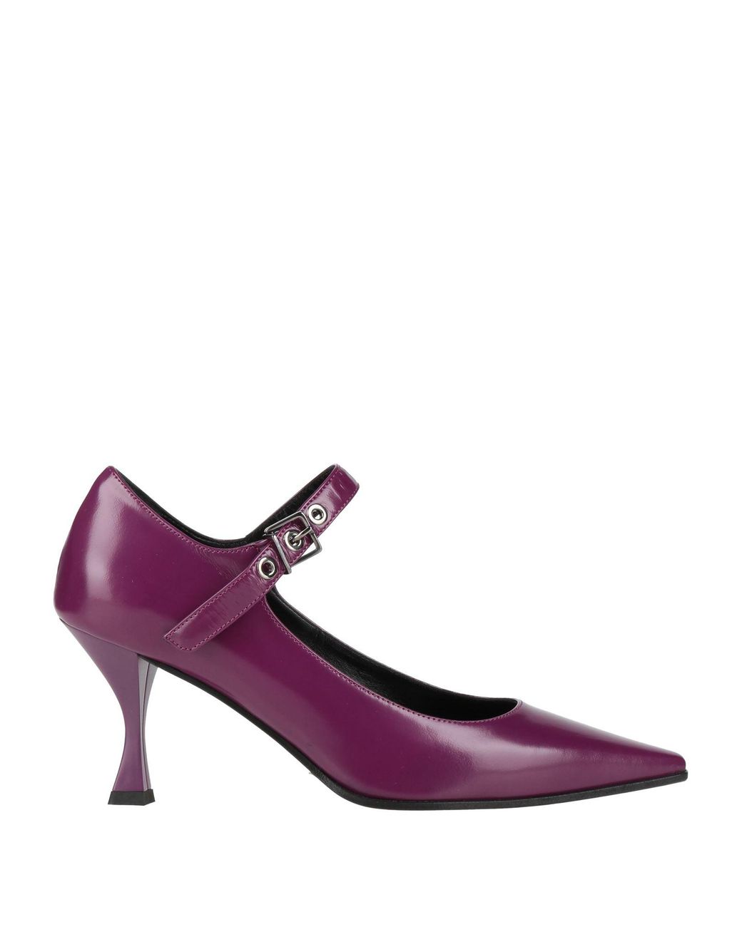 The Seller Purple Pumps Leather