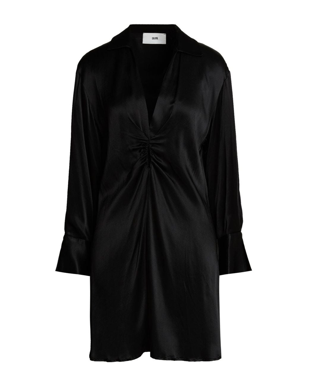 SOLOTRE Black Mini Dresses