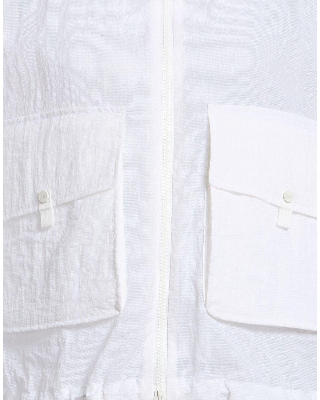 Herno White Jacket Cotton, Polyester