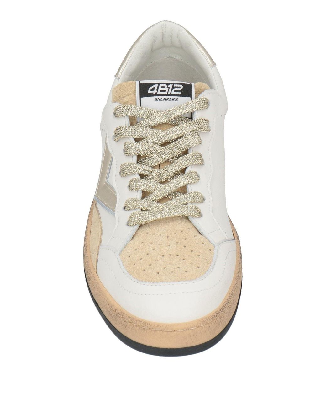 4b12 White Sneakers