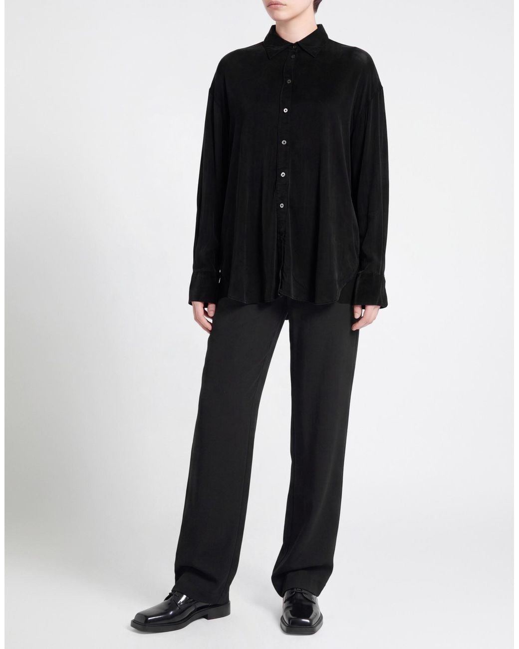 Rrd Blue Shirt Cupro, Elastane